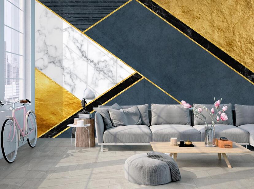 3D Four-color Stitching 669 Wall Murals