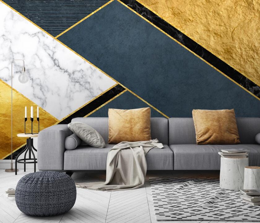 3D Four-color Stitching 669 Wall Murals