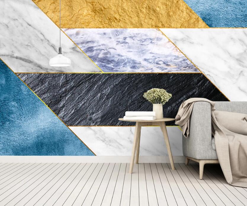 3D Five-color Stitching 668 Wall Murals