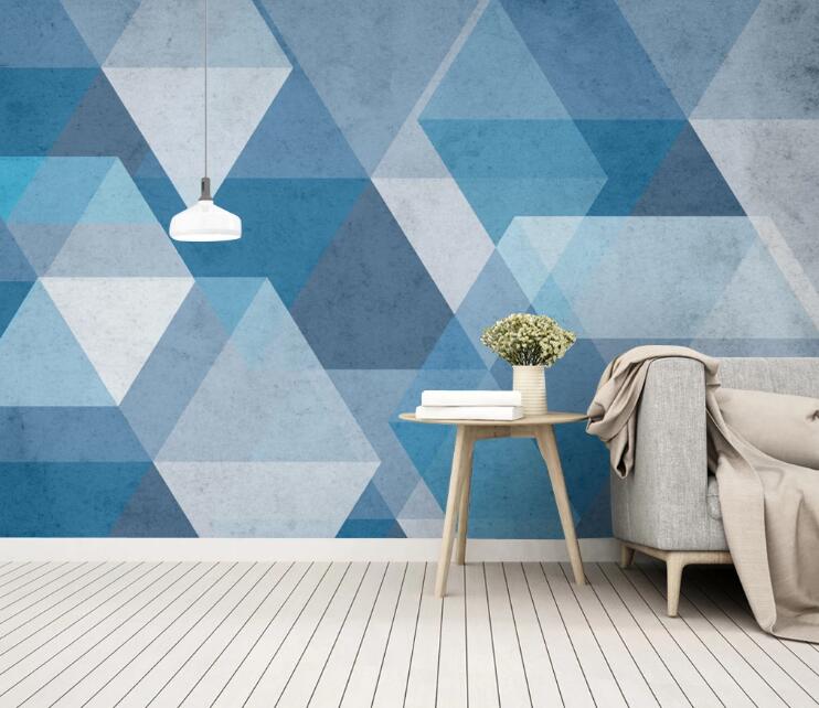 3D Blue Jigsaw 414 Wall Murals