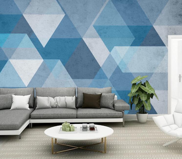 3D Blue Jigsaw 414 Wall Murals
