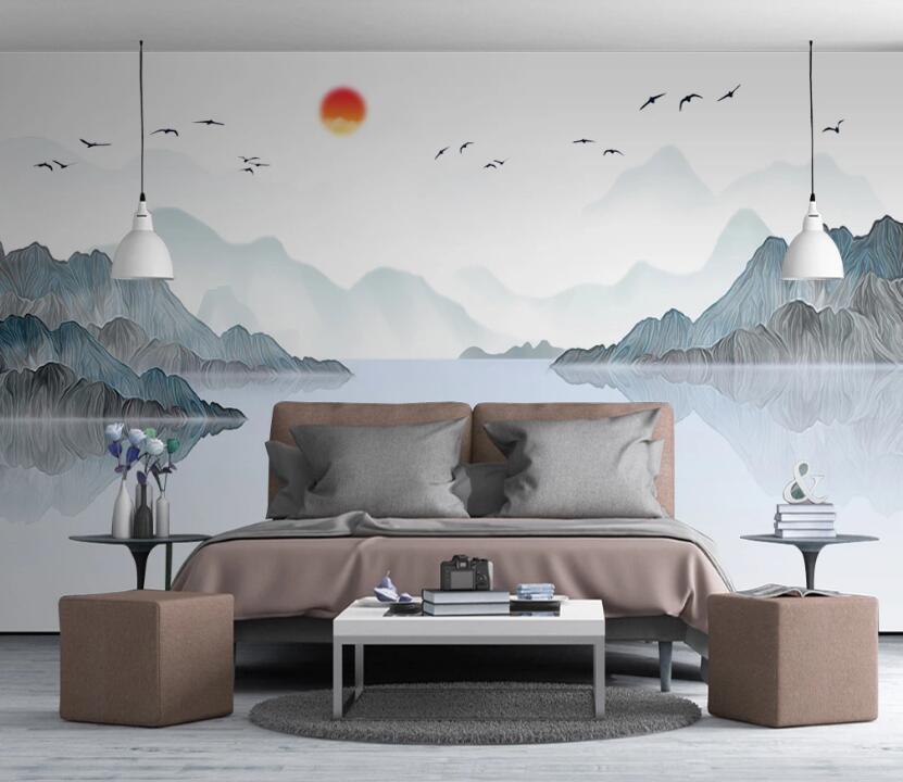 3D Light Landscape 643 Wall Murals