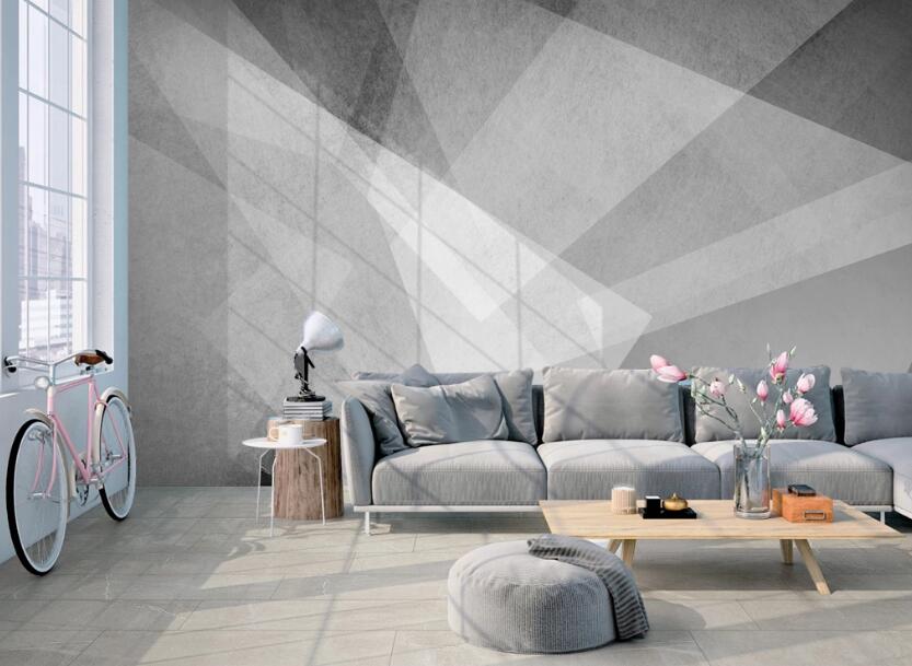 3D Three Colors Interlaced 629 Wall Murals