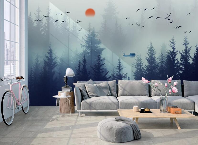 3D Twilight Is Heavy 623 Wall Murals