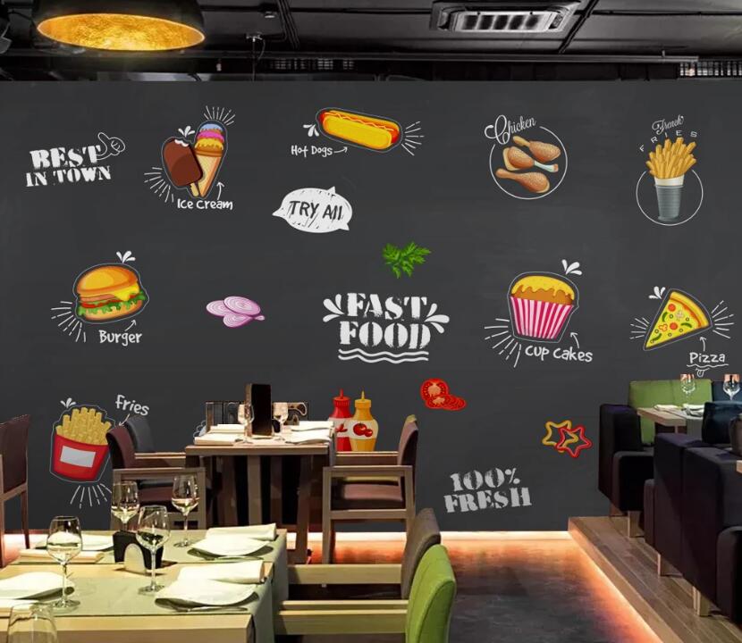 3D Exquisite Cuisine 613 Wall Murals