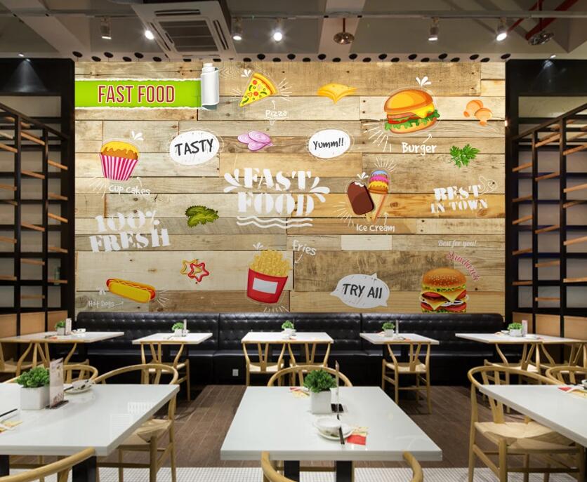 3D Good-tasting Food 610 Wall Murals
