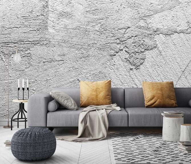 3D Grey Stone 387 Wall Murals