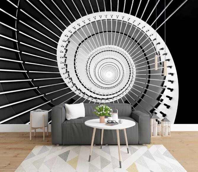 3D Technology Rotation 386 Wall Murals