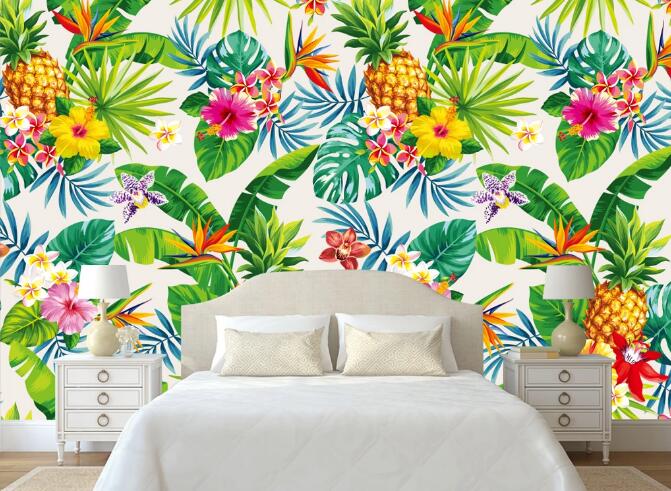3D Flowers And Fruits 368 Wall Murals