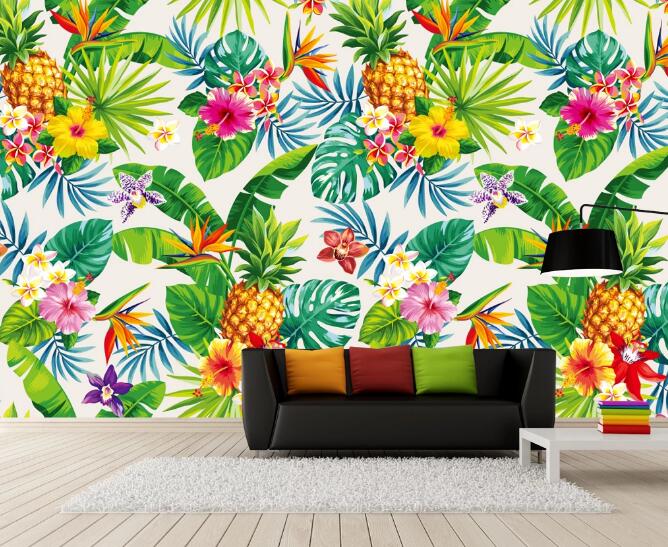 3D Flowers And Fruits 368 Wall Murals