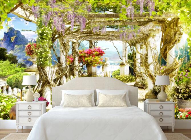 3D Trees And Vines 363 Wall Murals