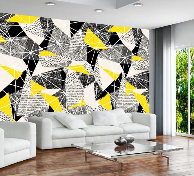 3D Polygon Changes 357 Wall Murals