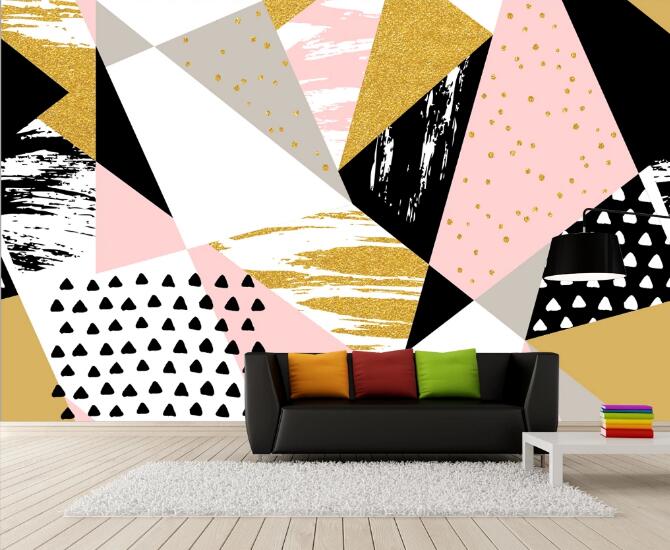 3D Color Puzzle 353 Wall Murals