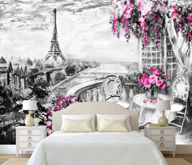 3D Mystery Paris 352 Wall Murals
