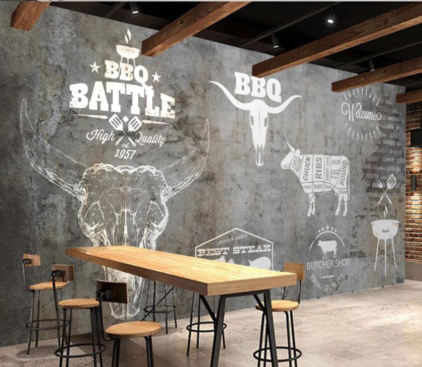 3D Animal Outline 565 Wall Murals