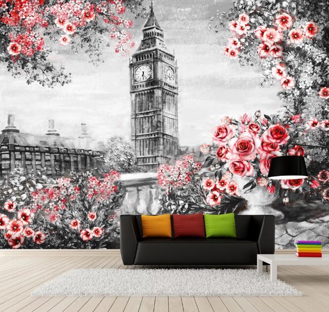 3D Mystery Paris 351 Wall Murals