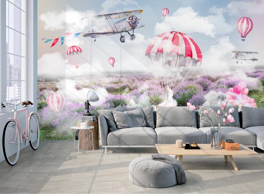 3D Hot Air Balloon 564 Wall Murals