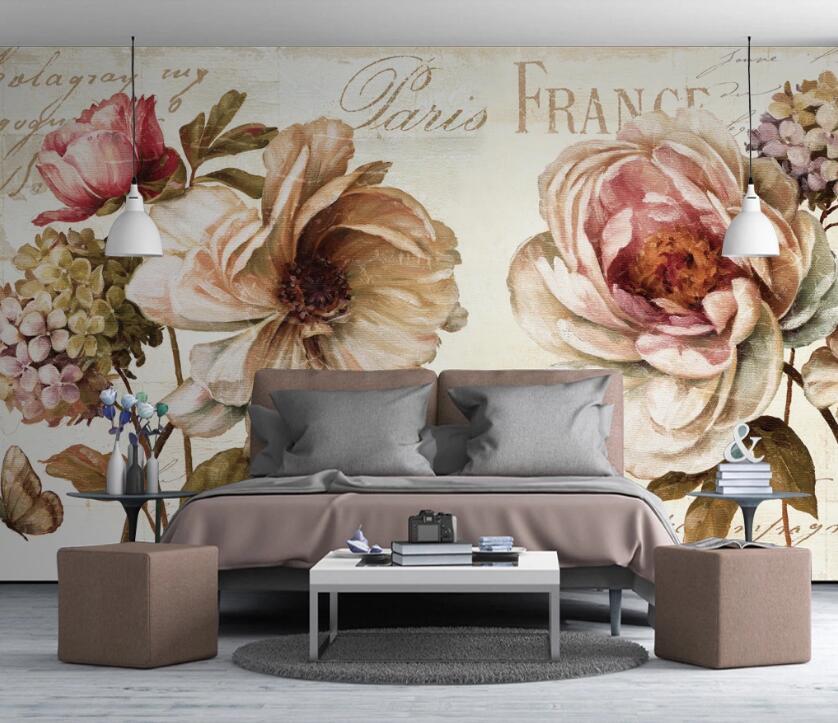 3D Dream Flowers 546 Wall Murals