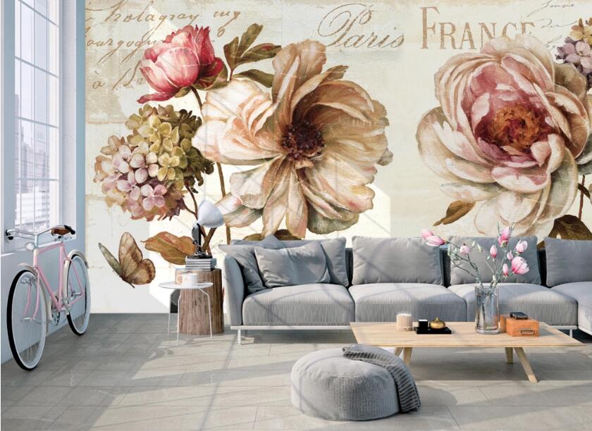 3D Dream Flowers 546 Wall Murals