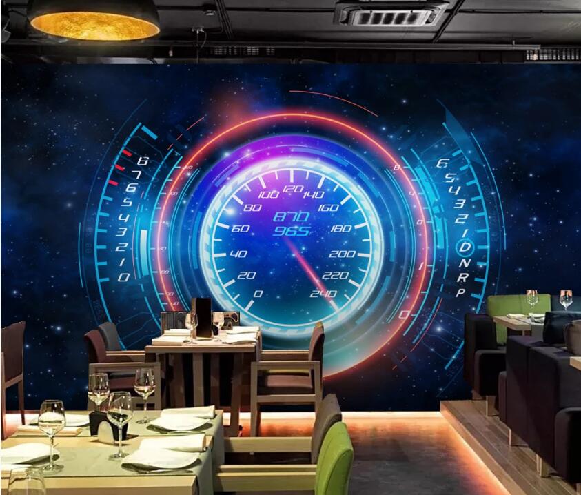 3D Speed Wheel 542 Wall Murals