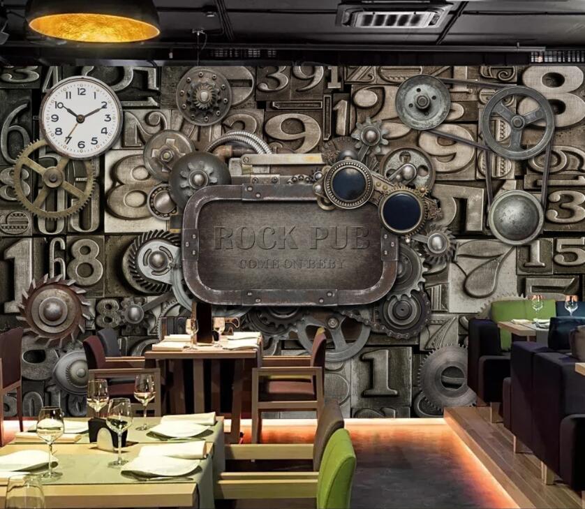 3D Metal Numbers 529 Wall Murals