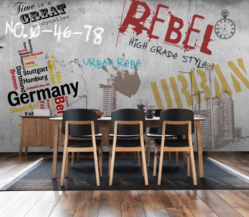 3D Alphabet Graffiti 528 Wall Murals