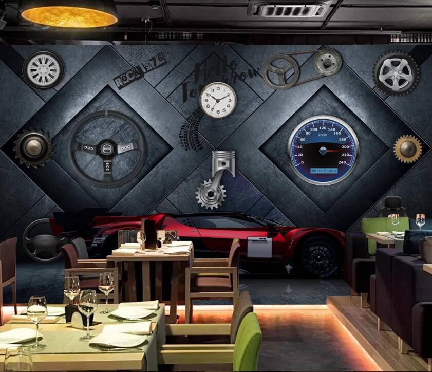 3D Gray Technology 525 Wall Murals