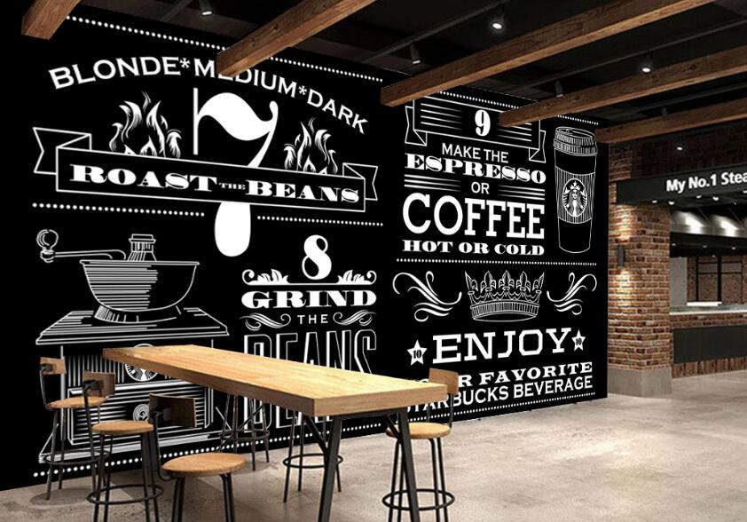 3D Coffee Decoration 508 Wall Murals