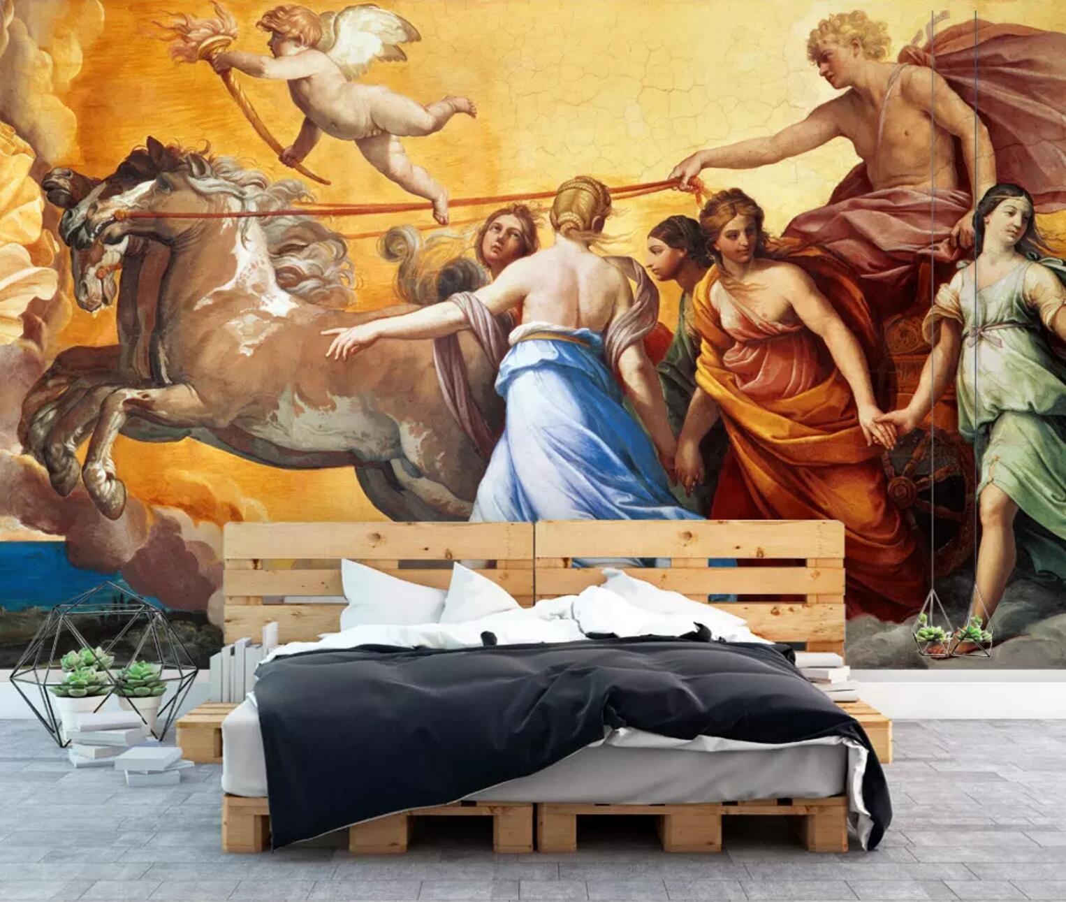 3D Carriage Child 118 Wallpaper AJ Wallpaper