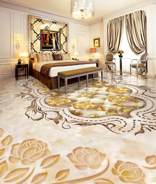 3D Gorgeous Flower 291 Floor Mural Wallpaper AJ Wallpaper 2