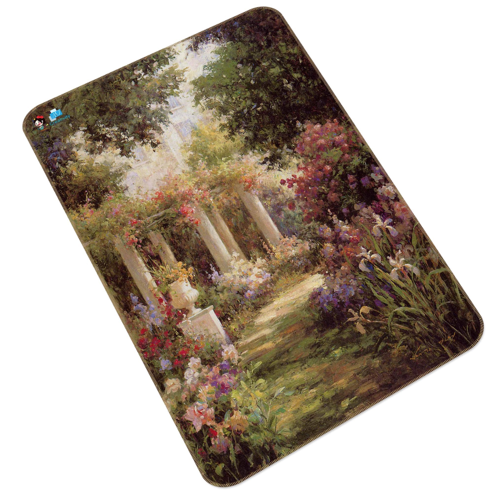 3D Oil Painting Garden 131 Non Slip Rug Mat Mat AJ Creativity Home