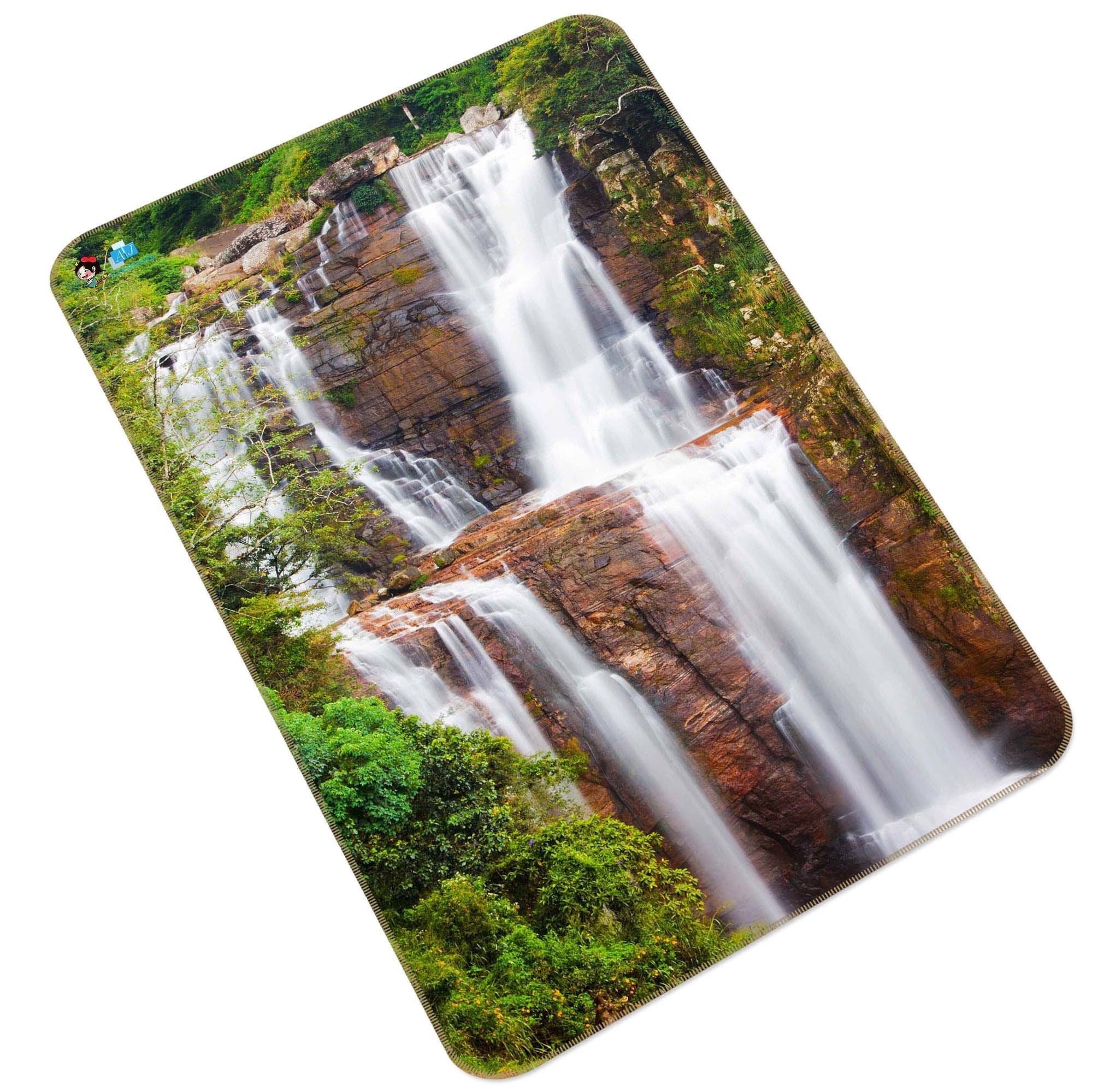 3D Waterfall 134 Non Slip Rug Mat Mat AJ Creativity Home
