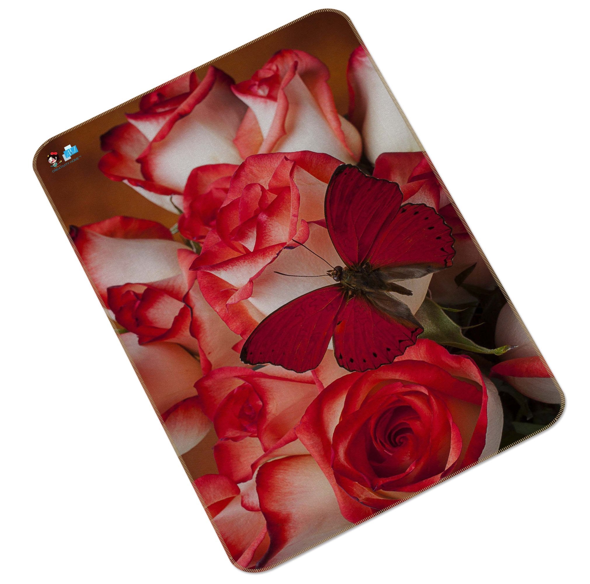 3D Flowers And Butterfly 218 Non Slip Rug Mat Mat AJ Creativity Home