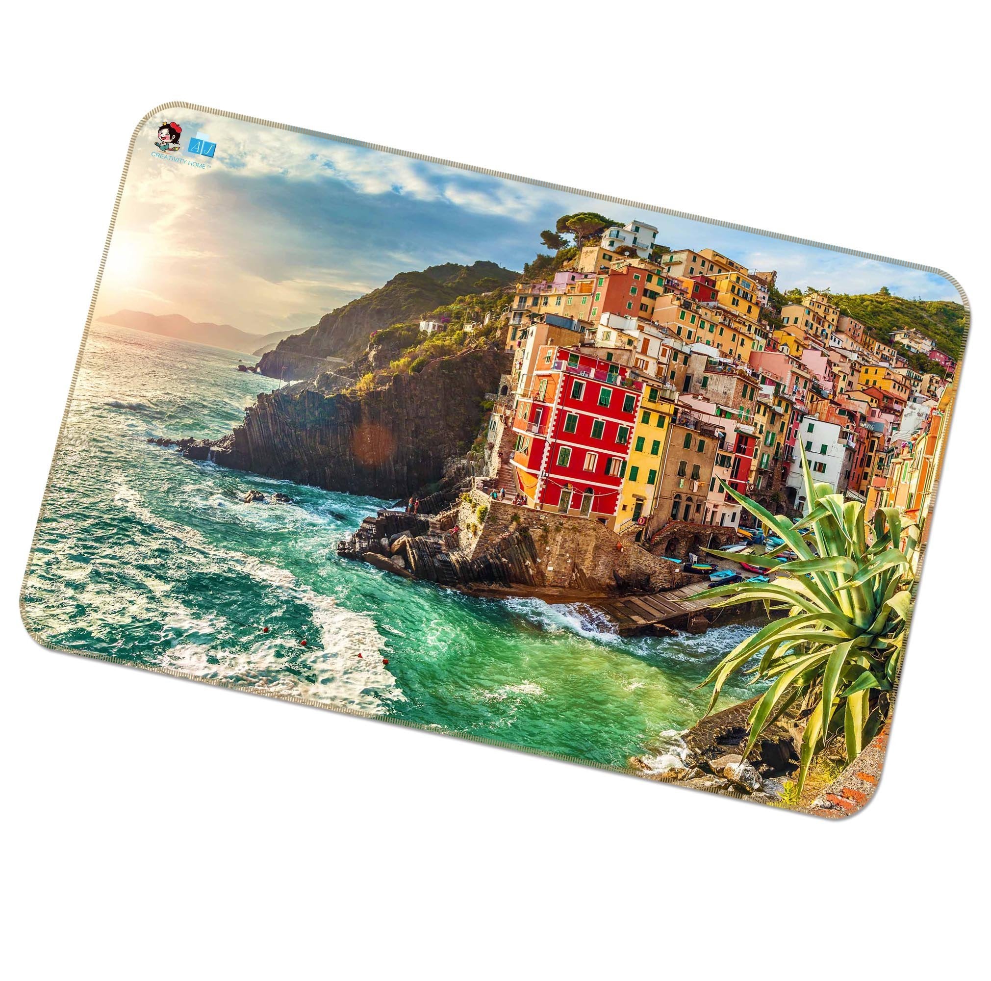 3D Seaside Town 533 Non Slip Rug Mat Mat AJ Creativity Home