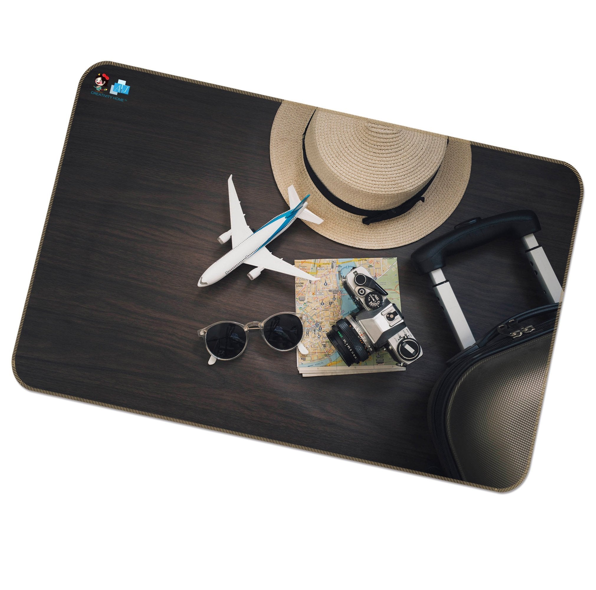 3D Hat Plane 205 Non Slip Rug Mat Mat AJ Creativity Home