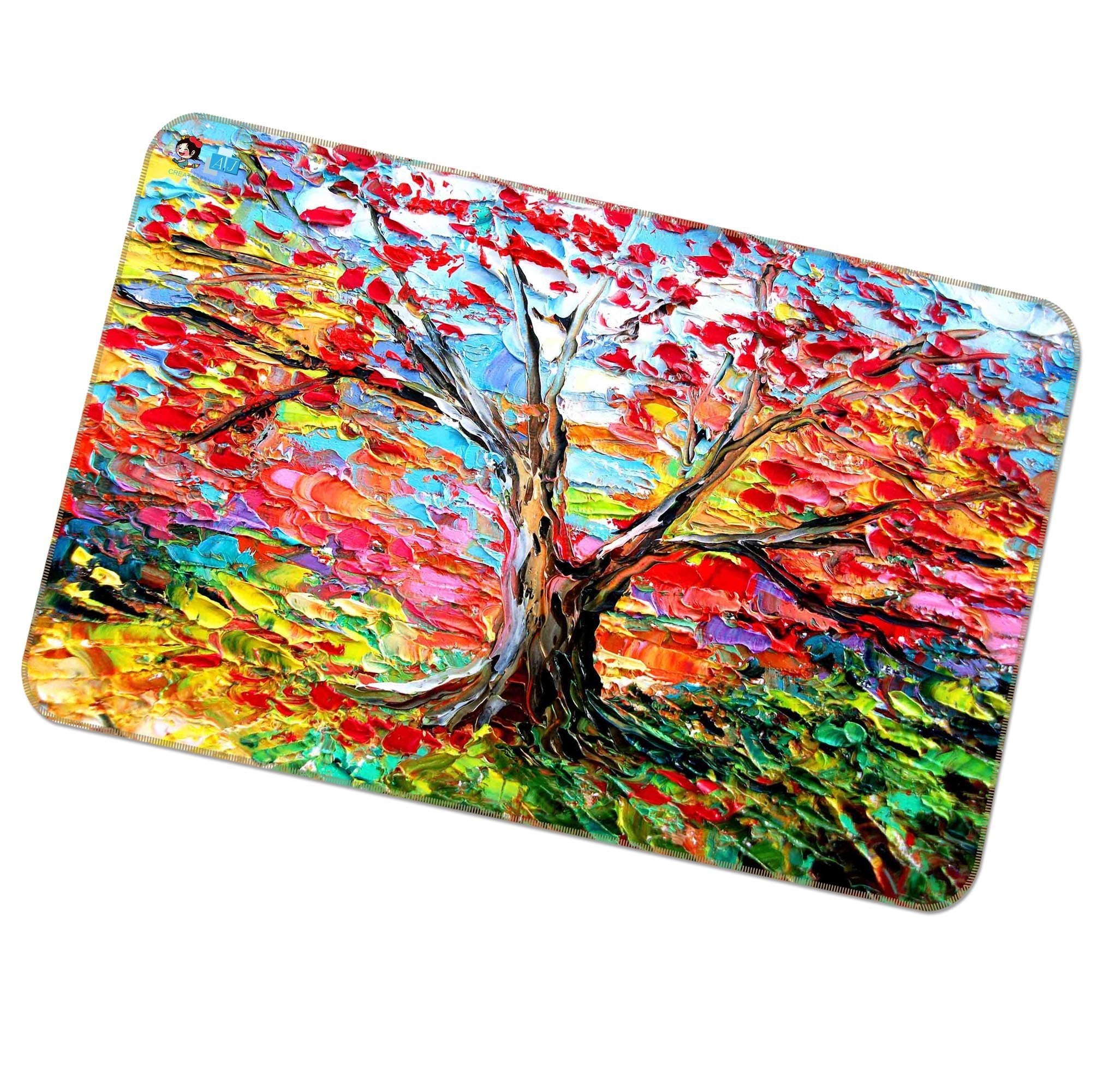 3D Bright Tree 428 Non Slip Rug Mat Mat AJ Creativity Home