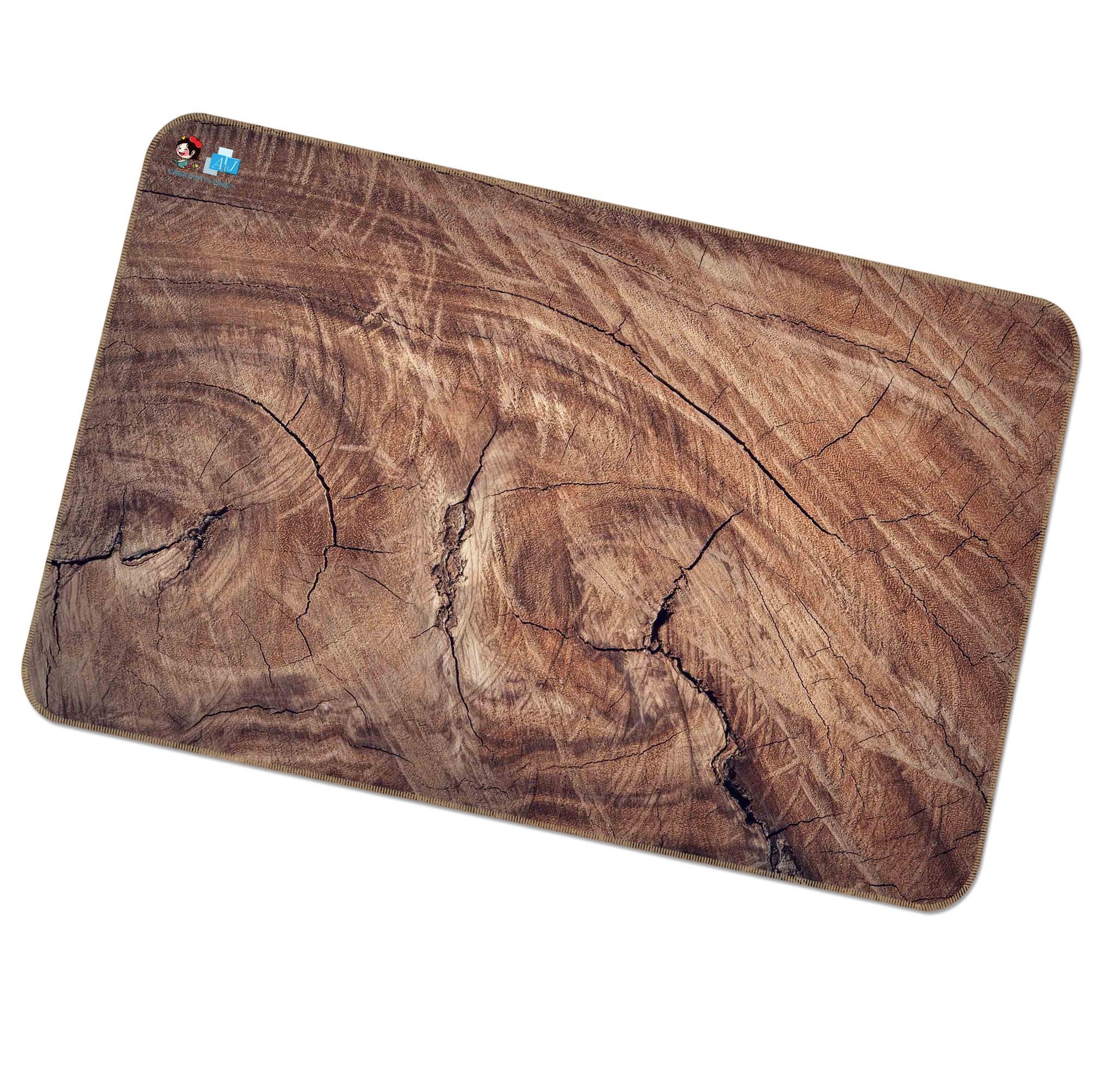 3D Wood Grain 049 Non Slip Rug Mat Mat AJ Creativity Home