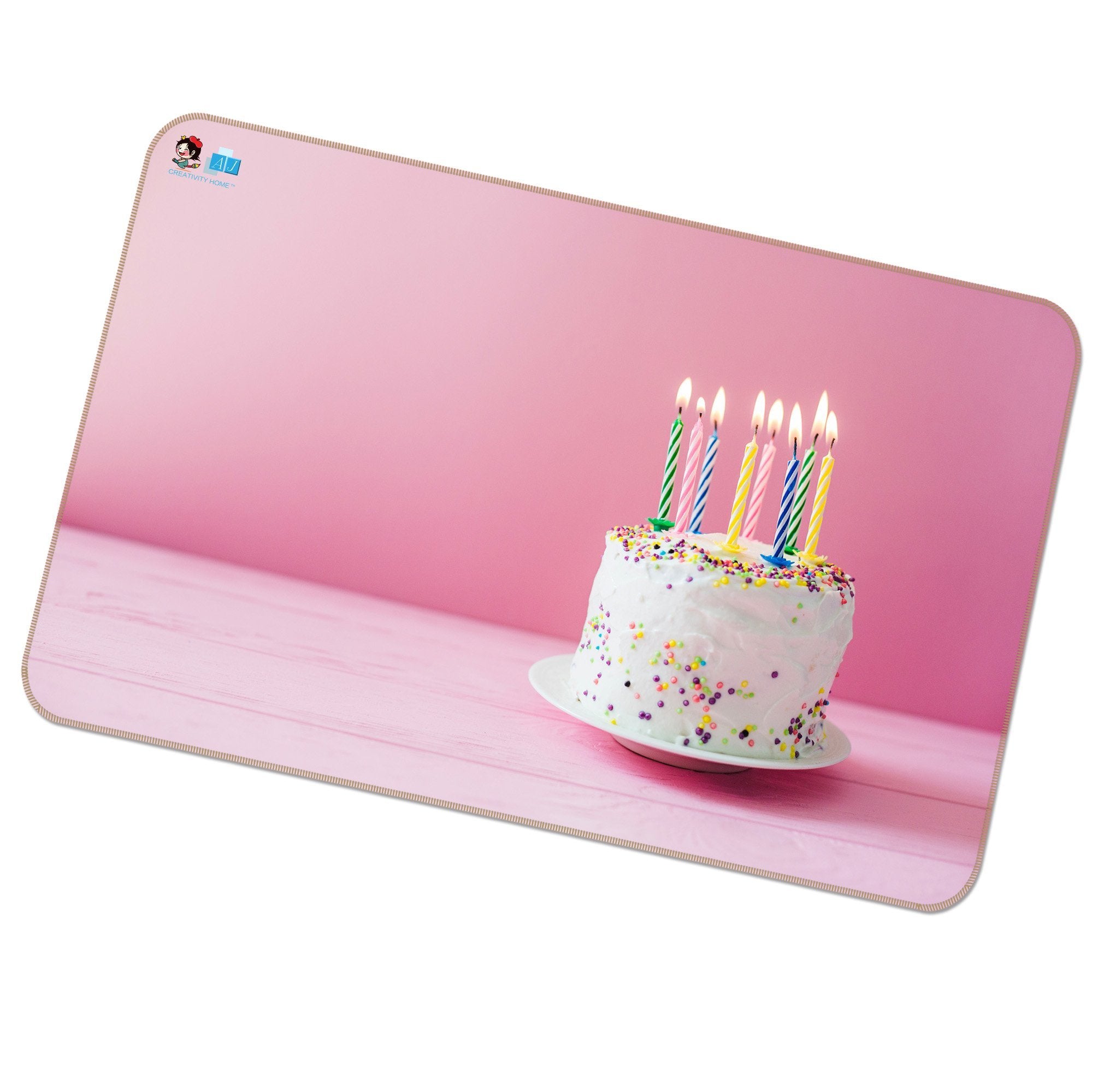 3D Cake Candle 316 Non Slip Rug Mat Mat AJ Creativity Home