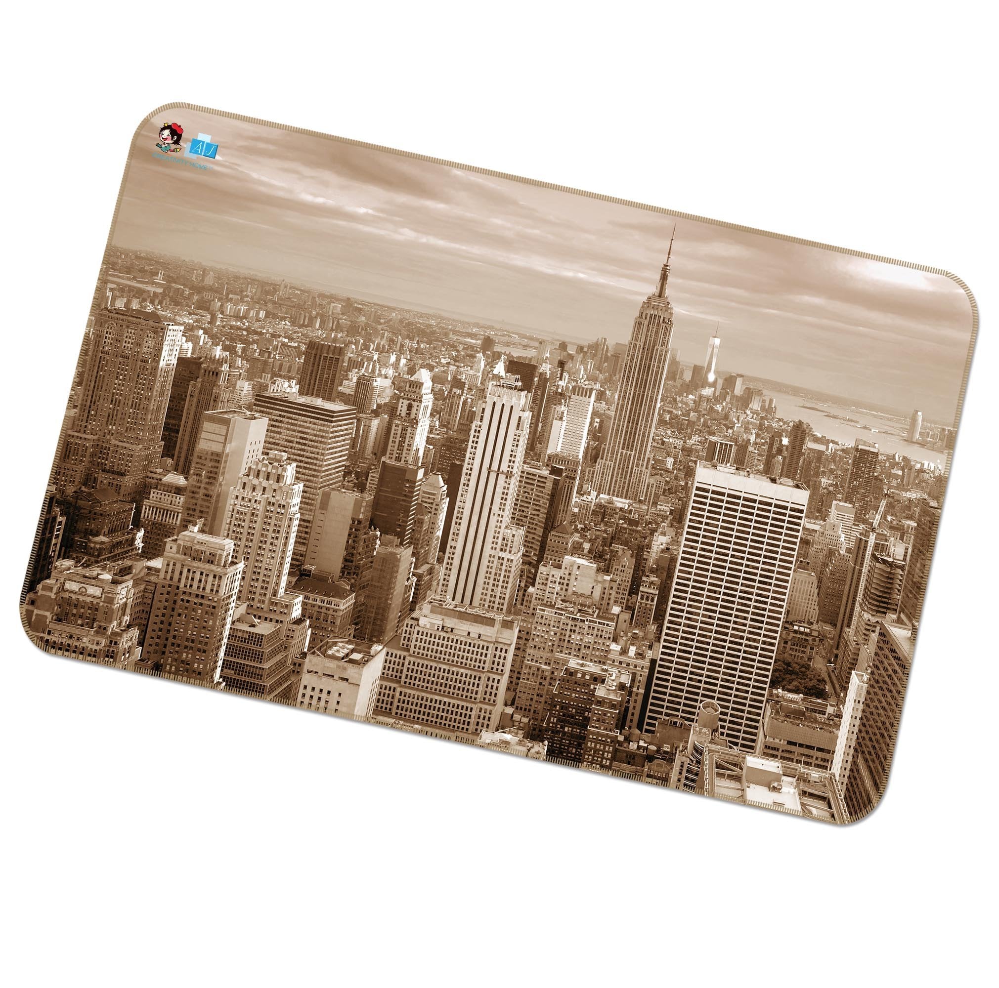 3D Grey City 003 Non Slip Rug Mat Mat AJ Creativity Home