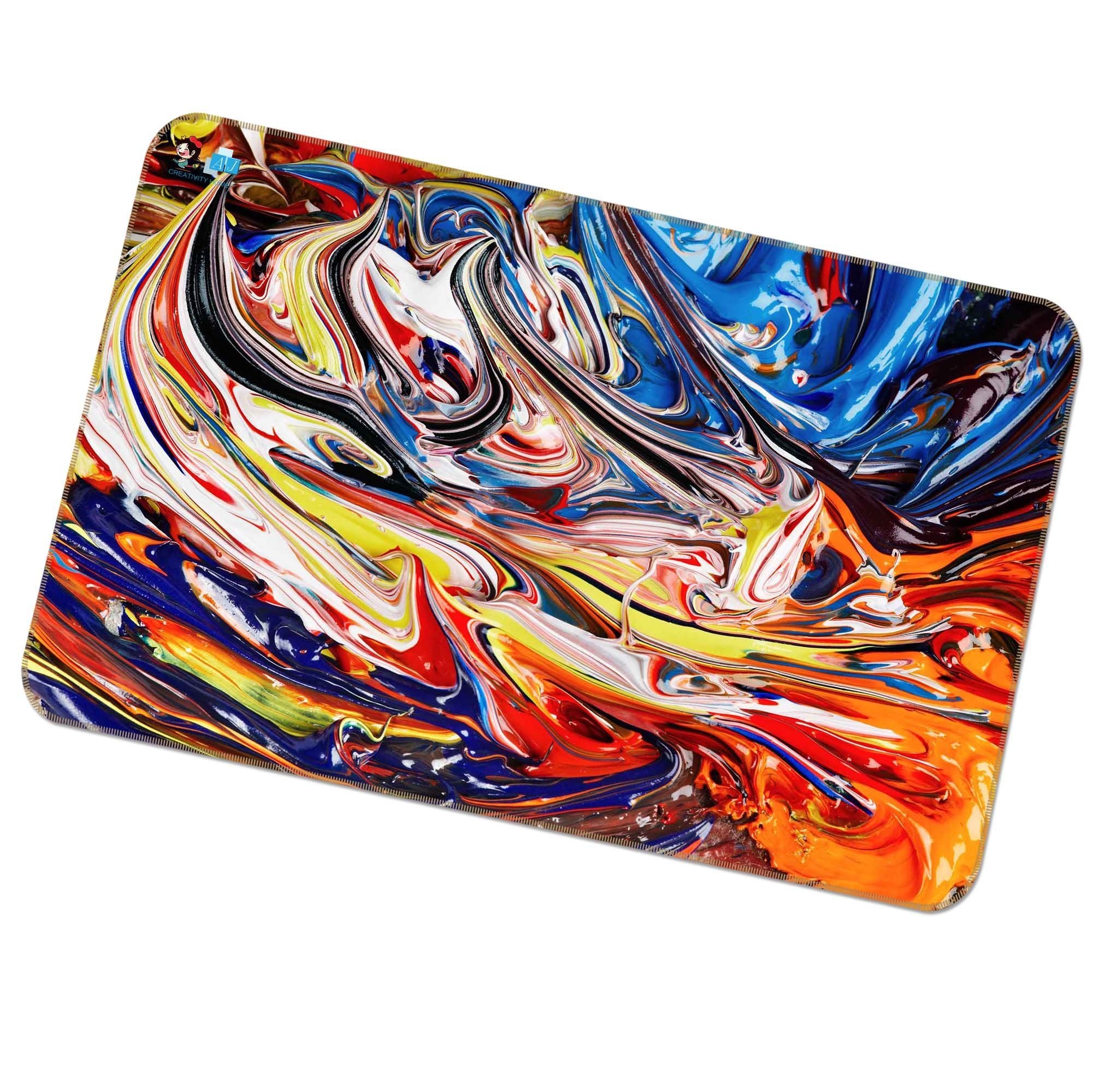 3D Color Abstraction 471 Non Slip Rug Mat Mat AJ Creativity Home
