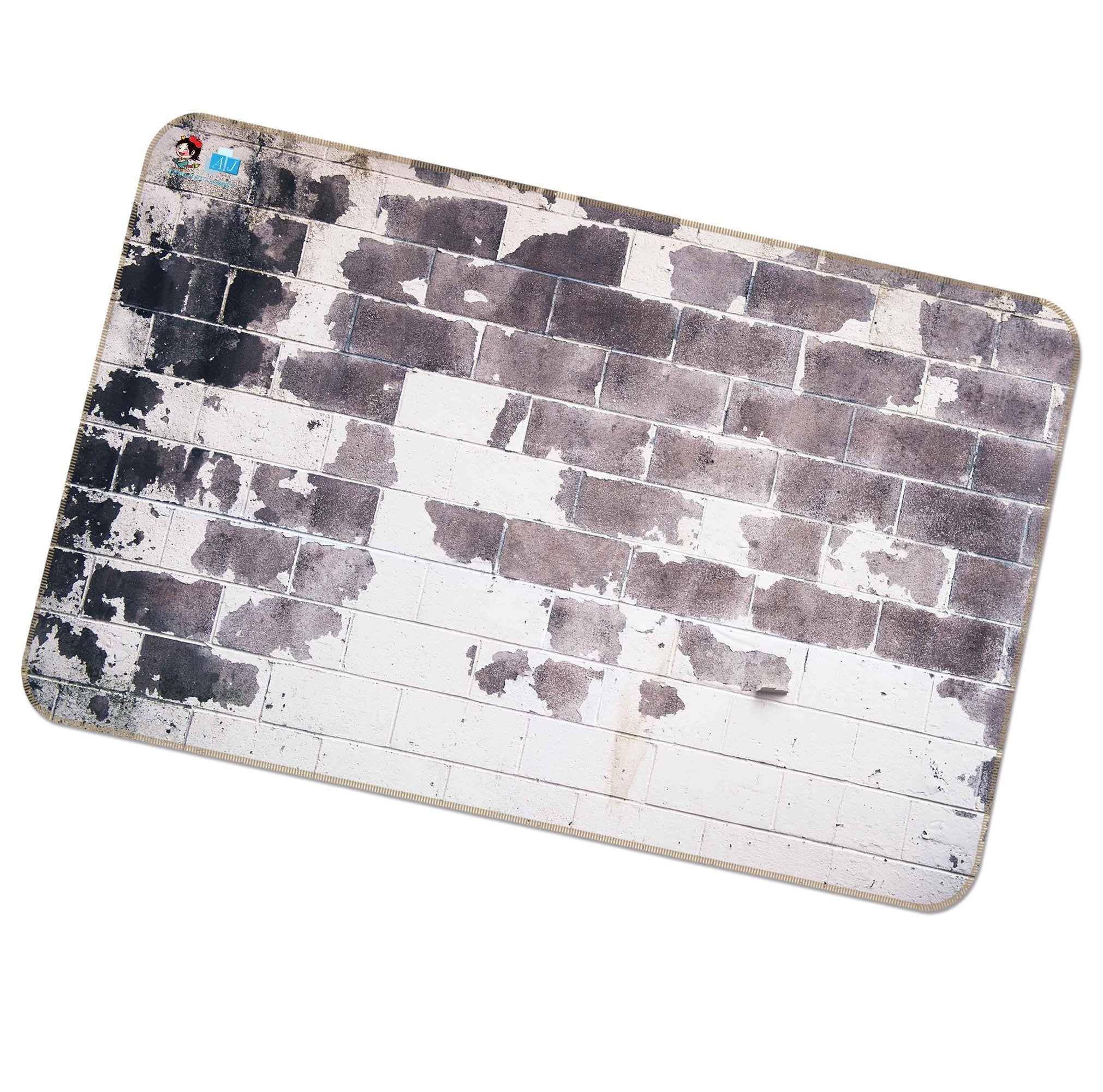 3D Brick Wall 034 Non Slip Rug Mat Mat AJ Creativity Home