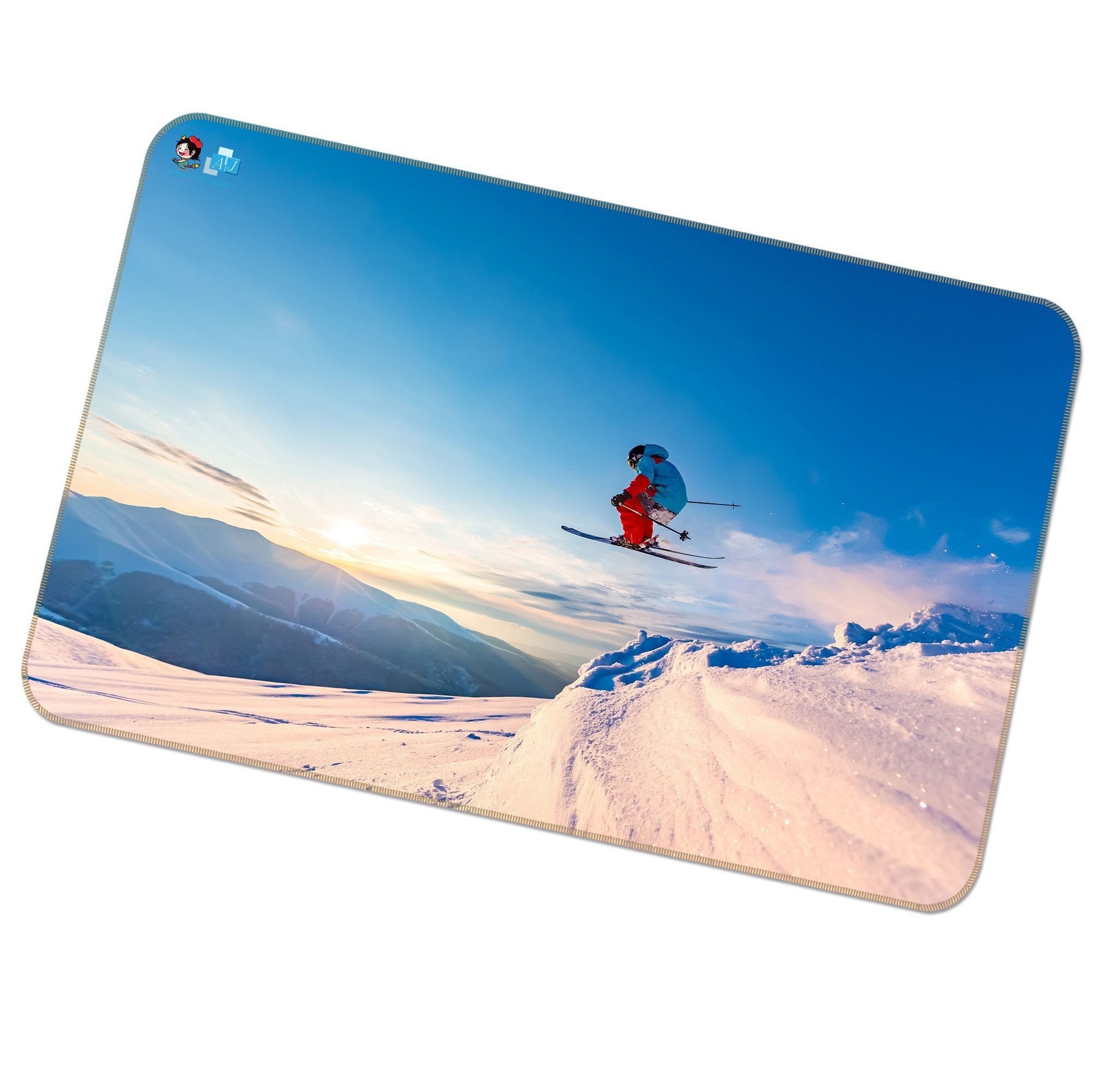 3D Sun Skating 123 Non Slip Rug Mat Mat AJ Creativity Home