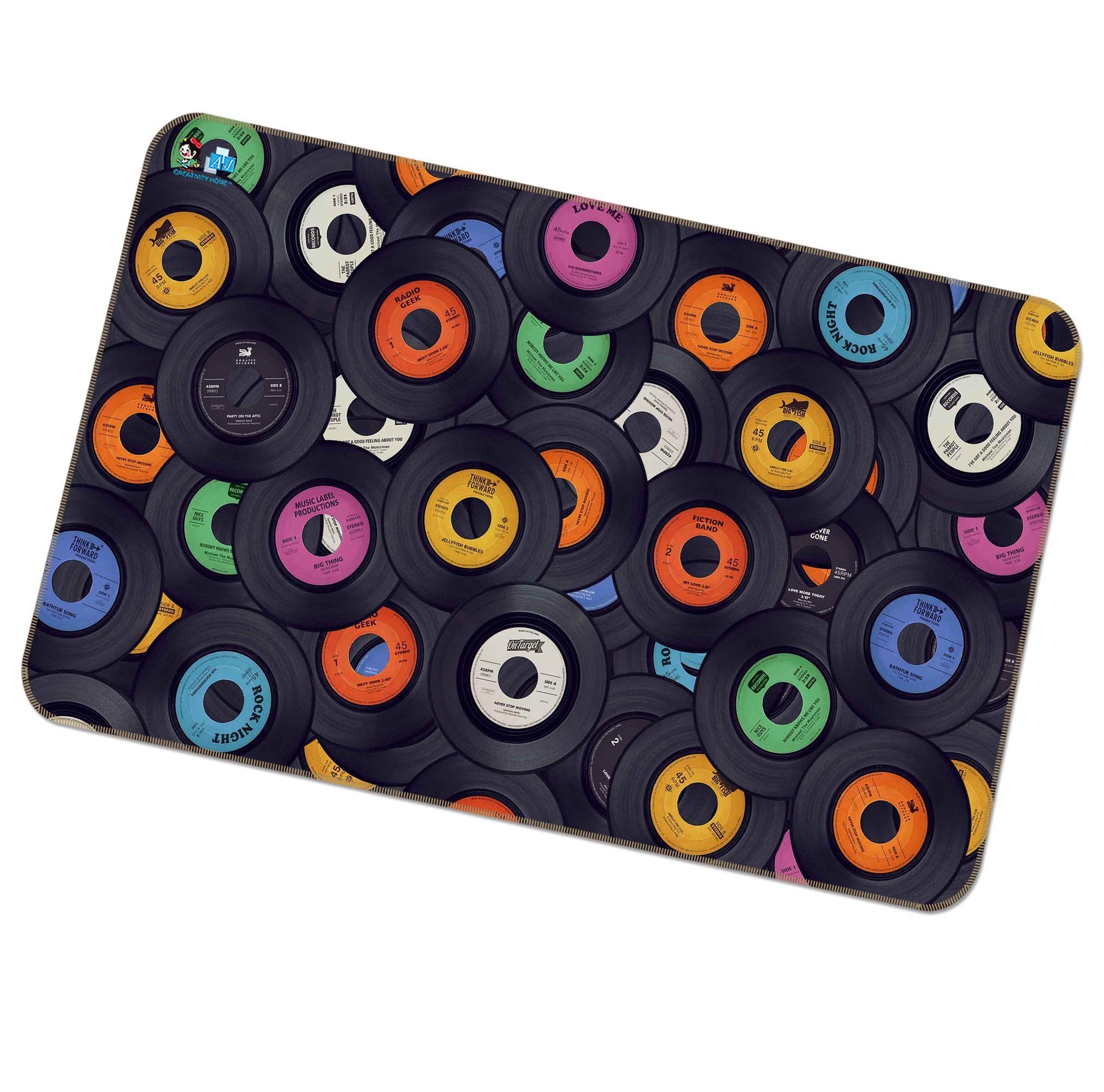 3D Traditional Discs 175 Non Slip Rug Mat Mat AJ Creativity Home