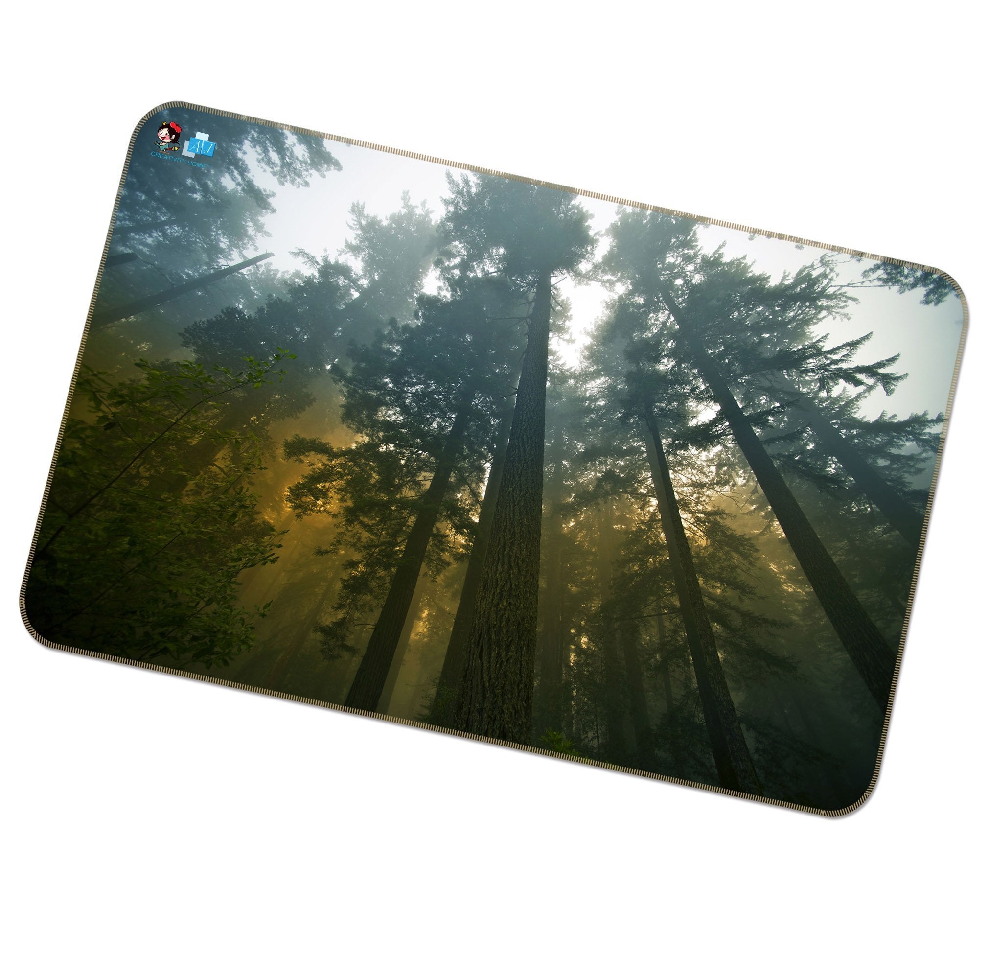 3D Tall Tree 329 Non Slip Rug Mat Mat AJ Creativity Home
