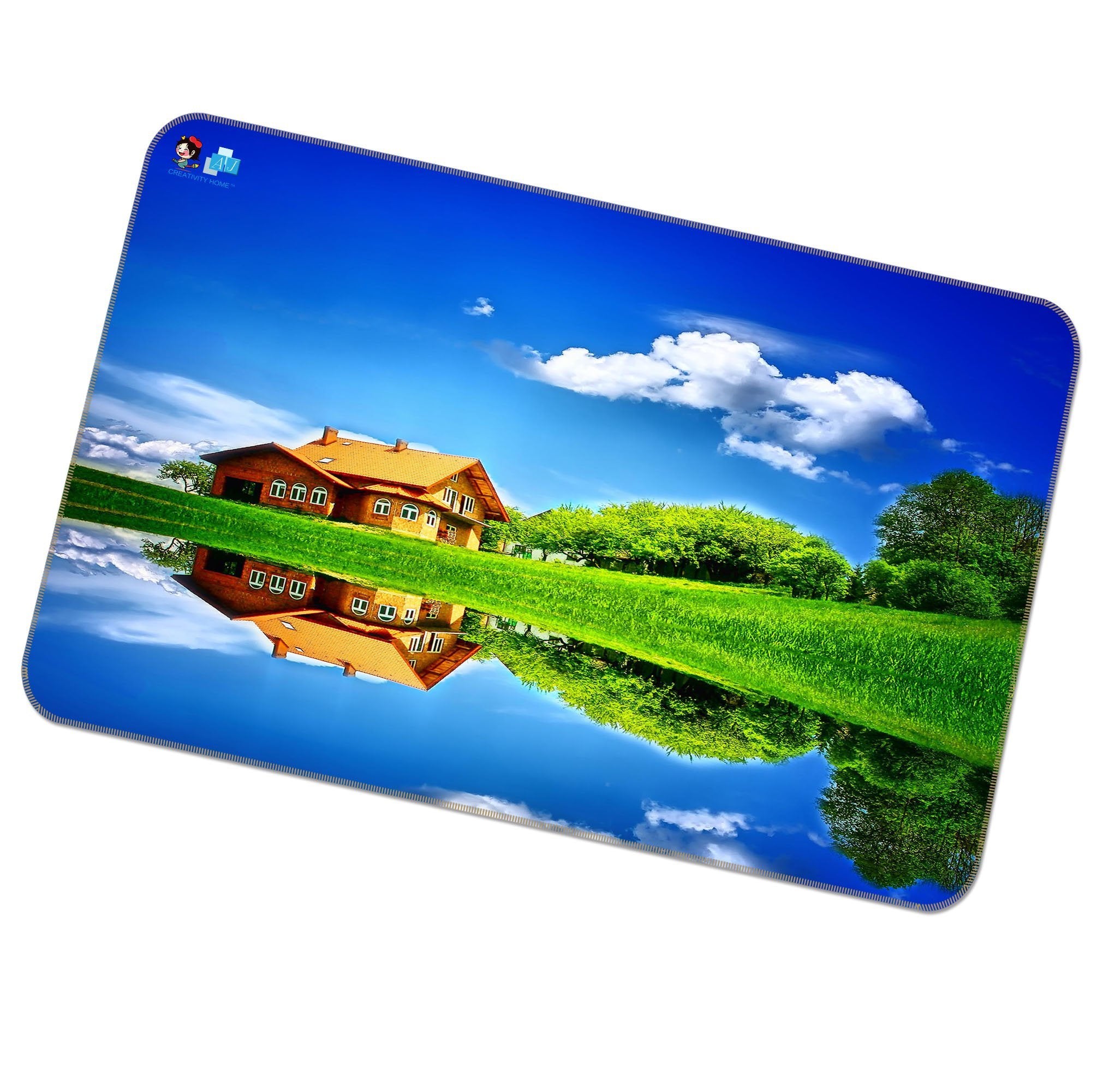 3D House Reflection 415 Non Slip Rug Mat Mat AJ Creativity Home