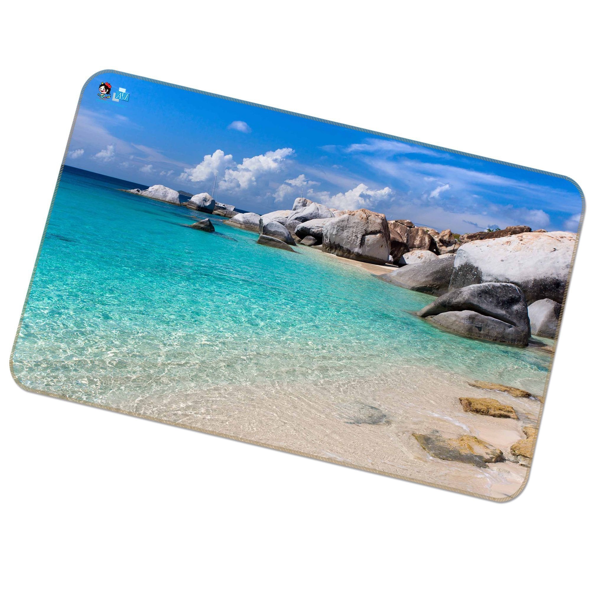 3D Tropical Seascape 159 Non Slip Rug Mat Mat AJ Creativity Home