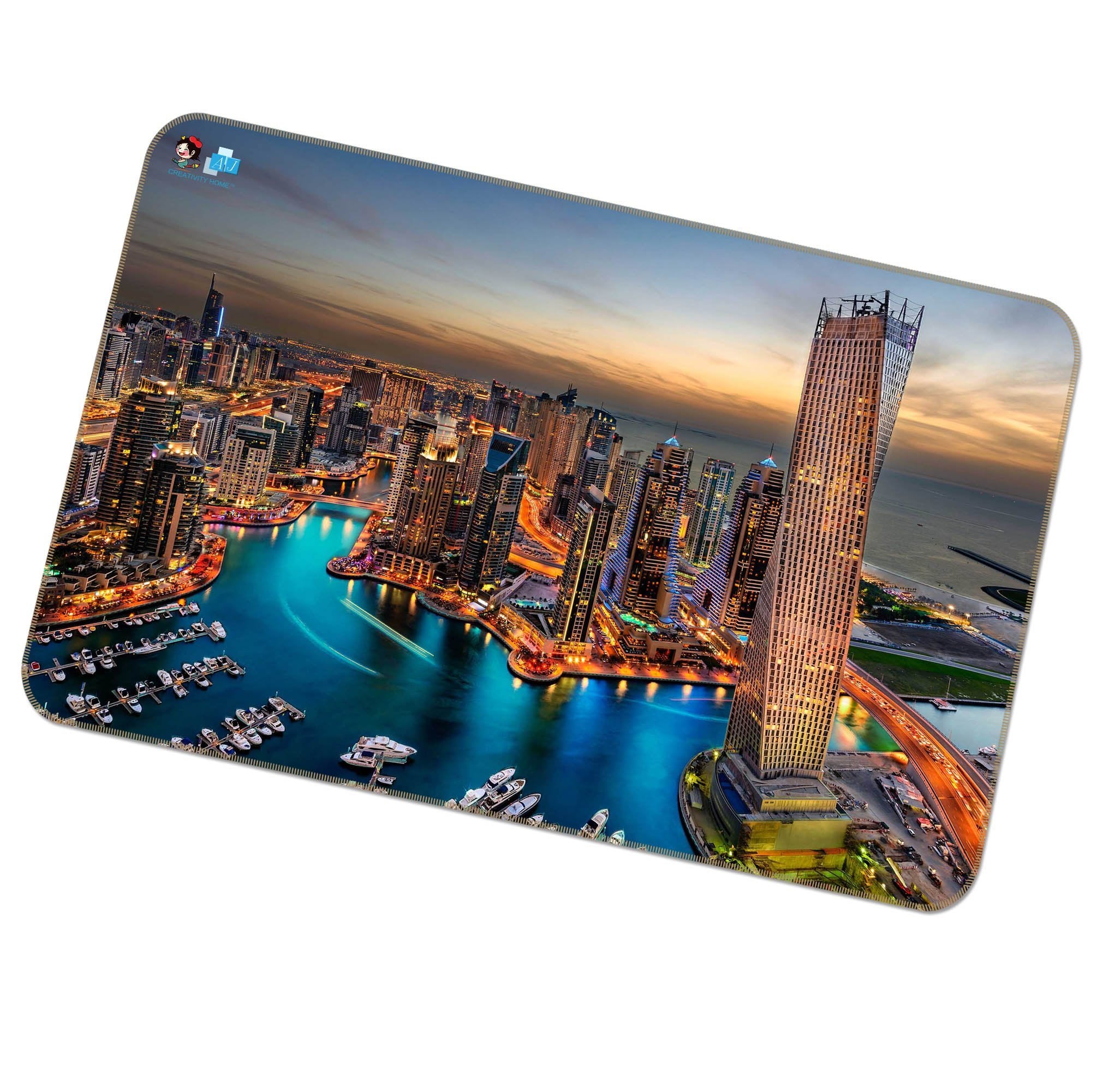 3D Building Ship 527 Non Slip Rug Mat Mat AJ Creativity Home