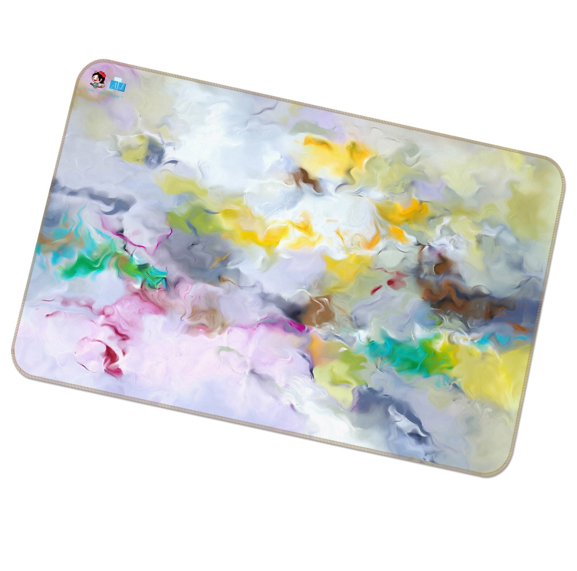 3D Wave Color 306 Non Slip Rug Mat Mat AJ Creativity Home