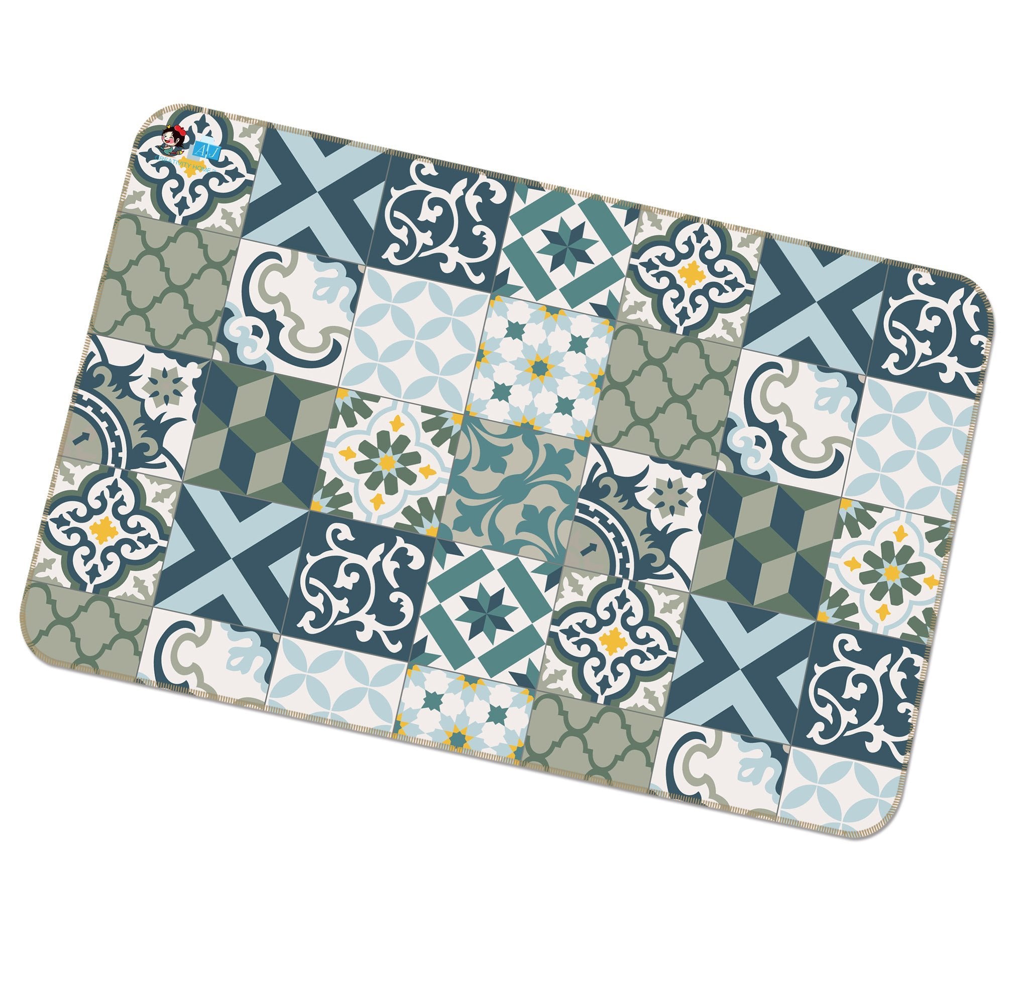 3D Different Flower Patterns 110 Non Slip Rug Mat Mat AJ Creativity Home