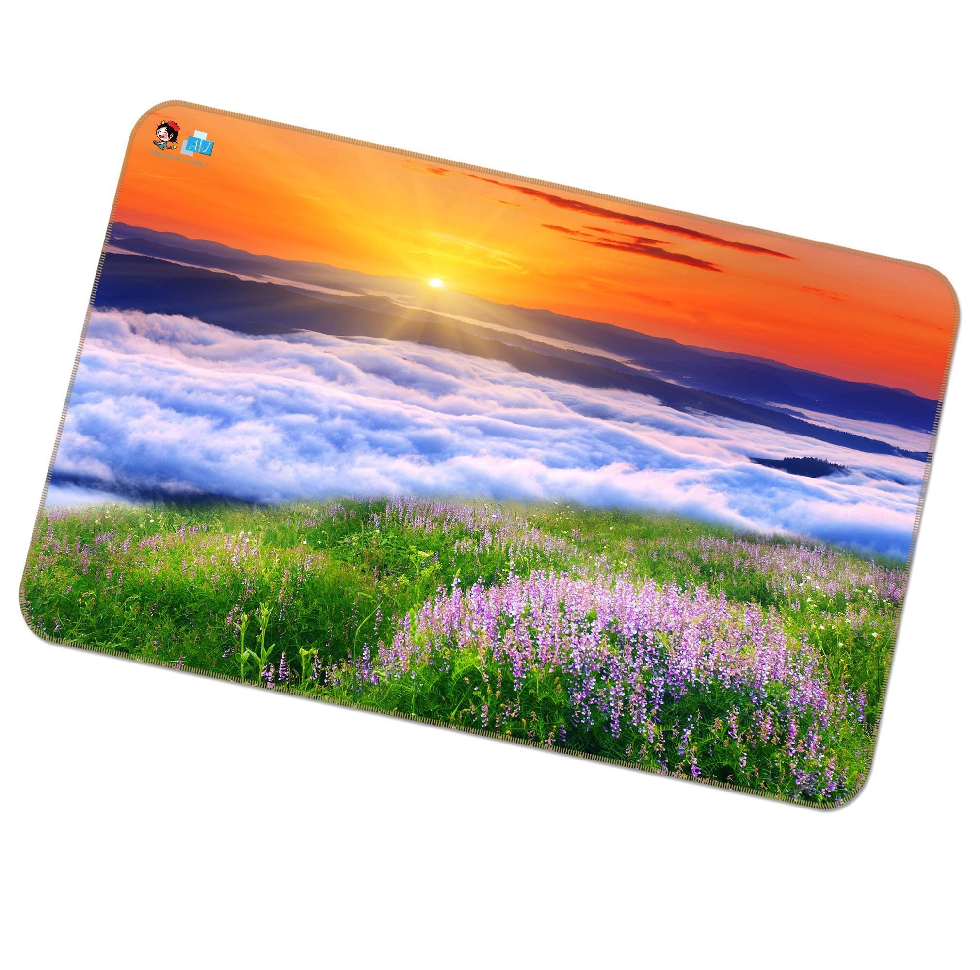 3D Sunset Lawn Sea 510 Non Slip Rug Mat Mat AJ Creativity Home